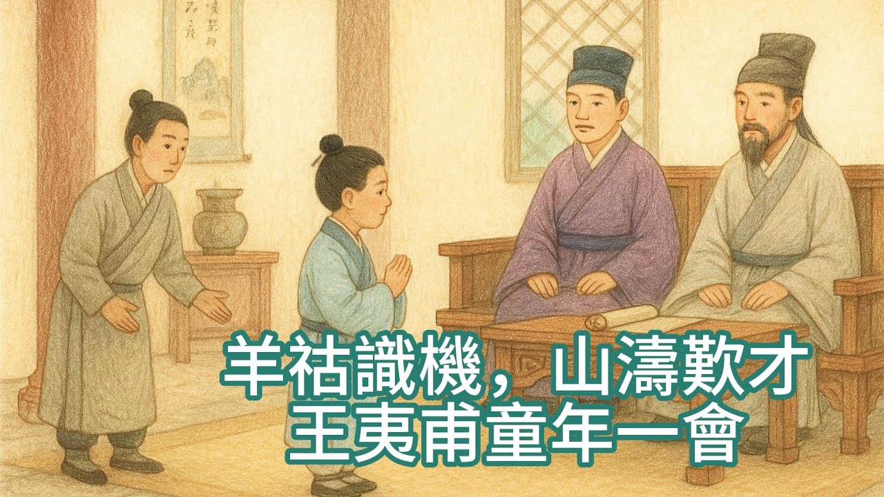 羊祜識機，山濤歎才—王夷甫童年一會 - 世說新語：古人智慧的幽默時光機