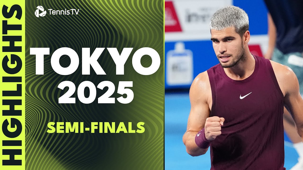 Alcaraz vs Ruud EPIC; Fritz Takes On Brooksby | Tokyo 2025 Semi-Final Highlights