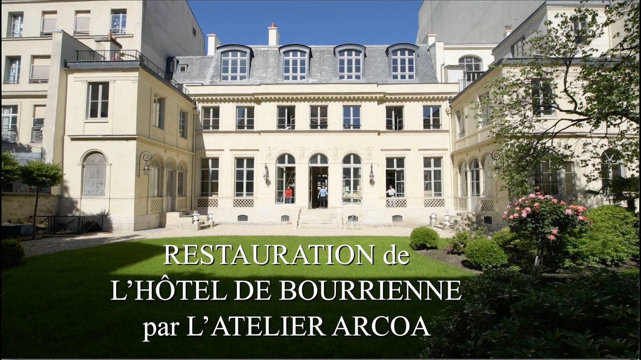 Restauration de l'H&ocirc;tel de Bourrienne par l'Atelier ARCOA