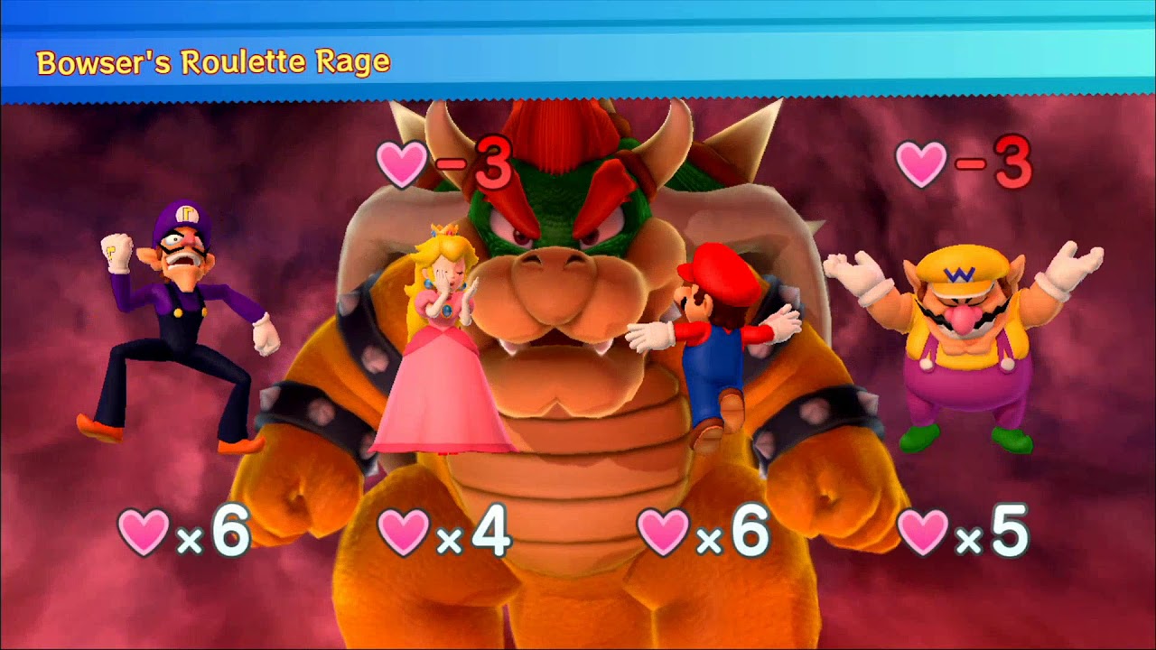 Mario Party 10 - Whimsical Waters( 2 Player )Bowser & Team Mario ! Waluigi,Wario,Mario,Peach#43