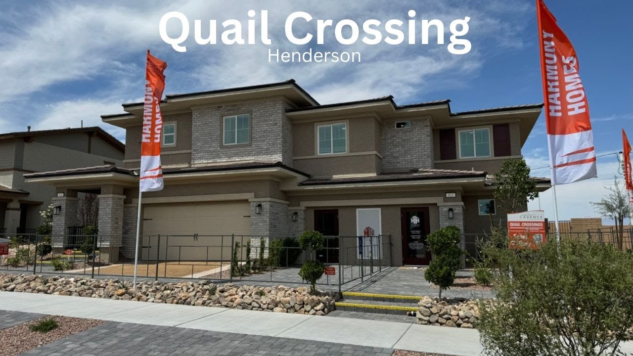 Quail Crossing by Harmony Homes | New Townhomes For Sale Henderson/ Cadence - Plan 4 Model $395k+