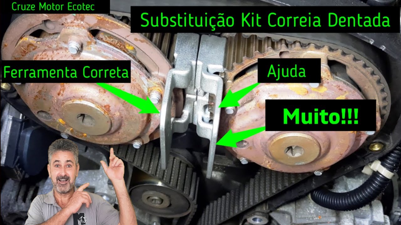 Como substituir? Correia Dentada do GM Cruze motor Ecotec.