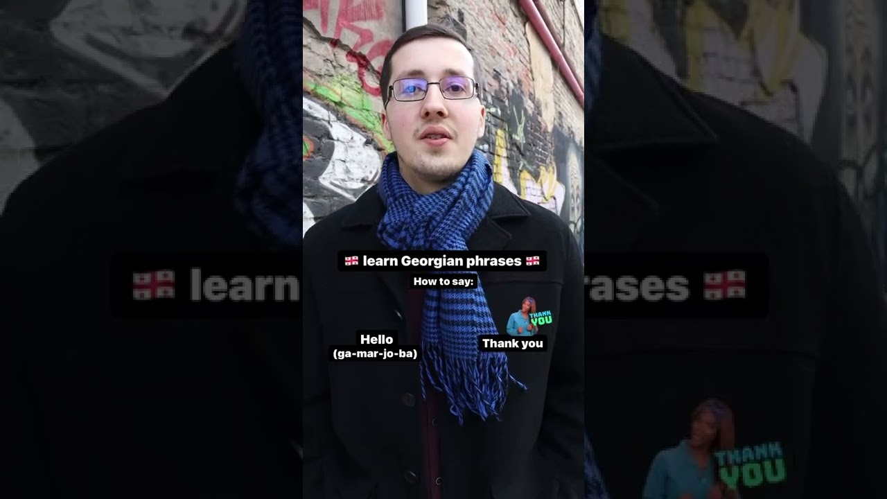 Part 1- Learn Georgian phrases! #language #learning #Georgian #study #tbilisi
