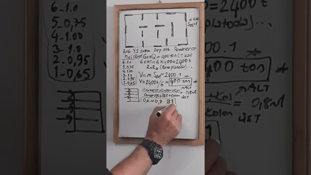 BİNAYA GELEN DEPREM KUVVETİ NASIL AZALTILIR? SAYISAL ÖRNEKLİ
