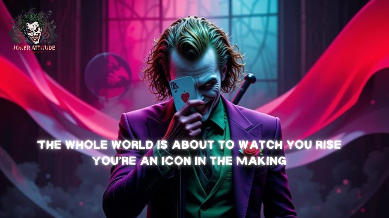 The whole world is about to watch you rise 🆙 You’re an ICON in the Making
