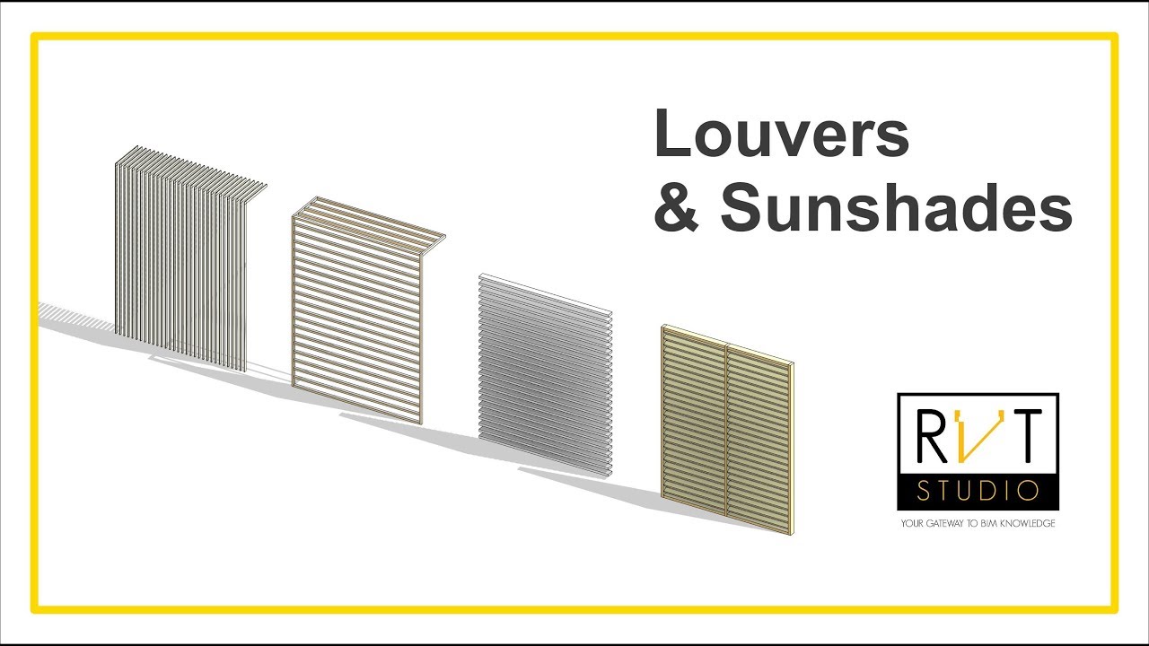 Louvers & Sunshades in Revit