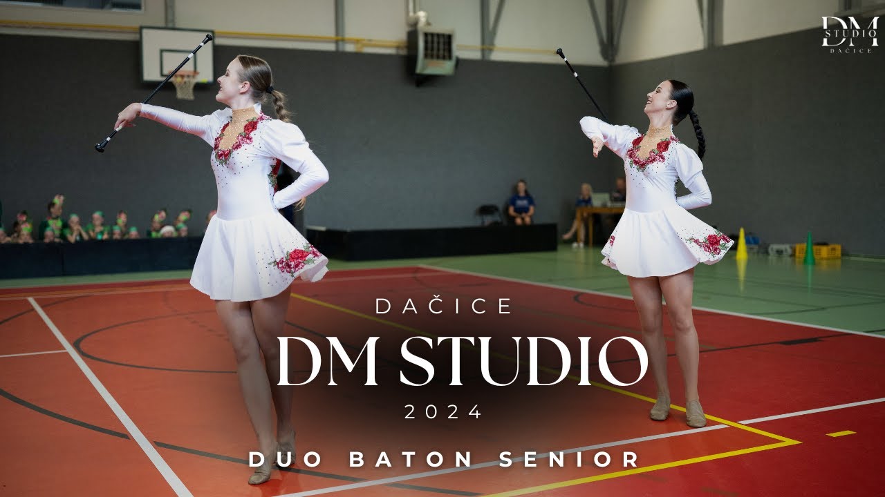 DM Studio Dačice - Natálie Vitoušová, Adéla Hronová - duo baton senior 2024