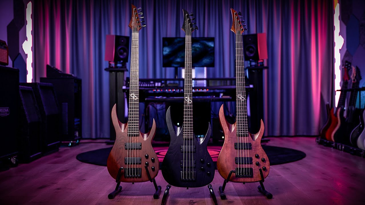 Introducing the Solar Bass Guitar AB2.4 BOP , AB2.5 AN & AB2.5 RB