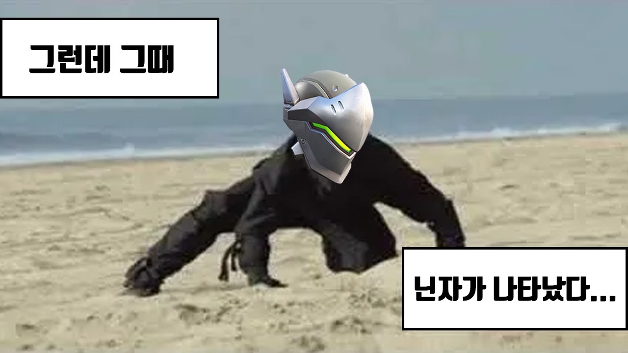 그런데 그때 닌자가 나타났다...