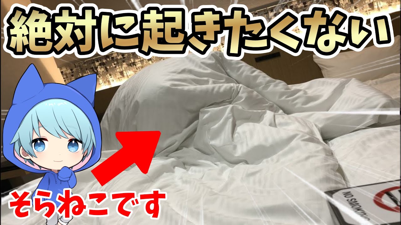 絶対に布団から出たくないそらねこ vs 収録したいちんやくさん　【そらねこ】【ちんやく】