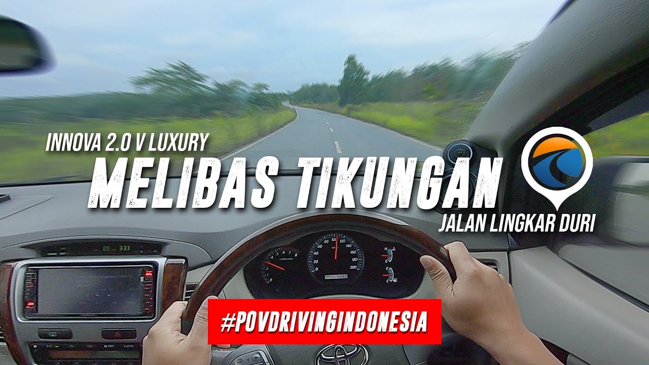 Innova Melibas Tikungan - POV Driving Indonesia