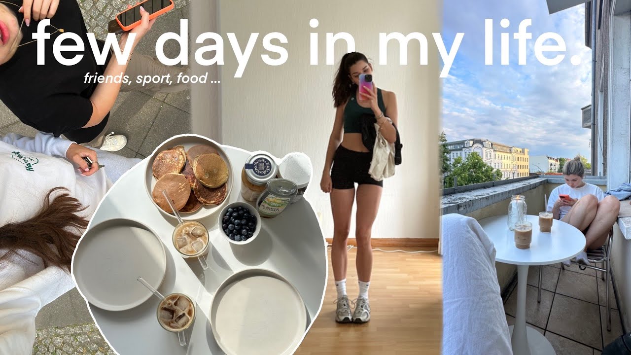 a few days in my life... besuch von friends, sommer tage, uni, sport