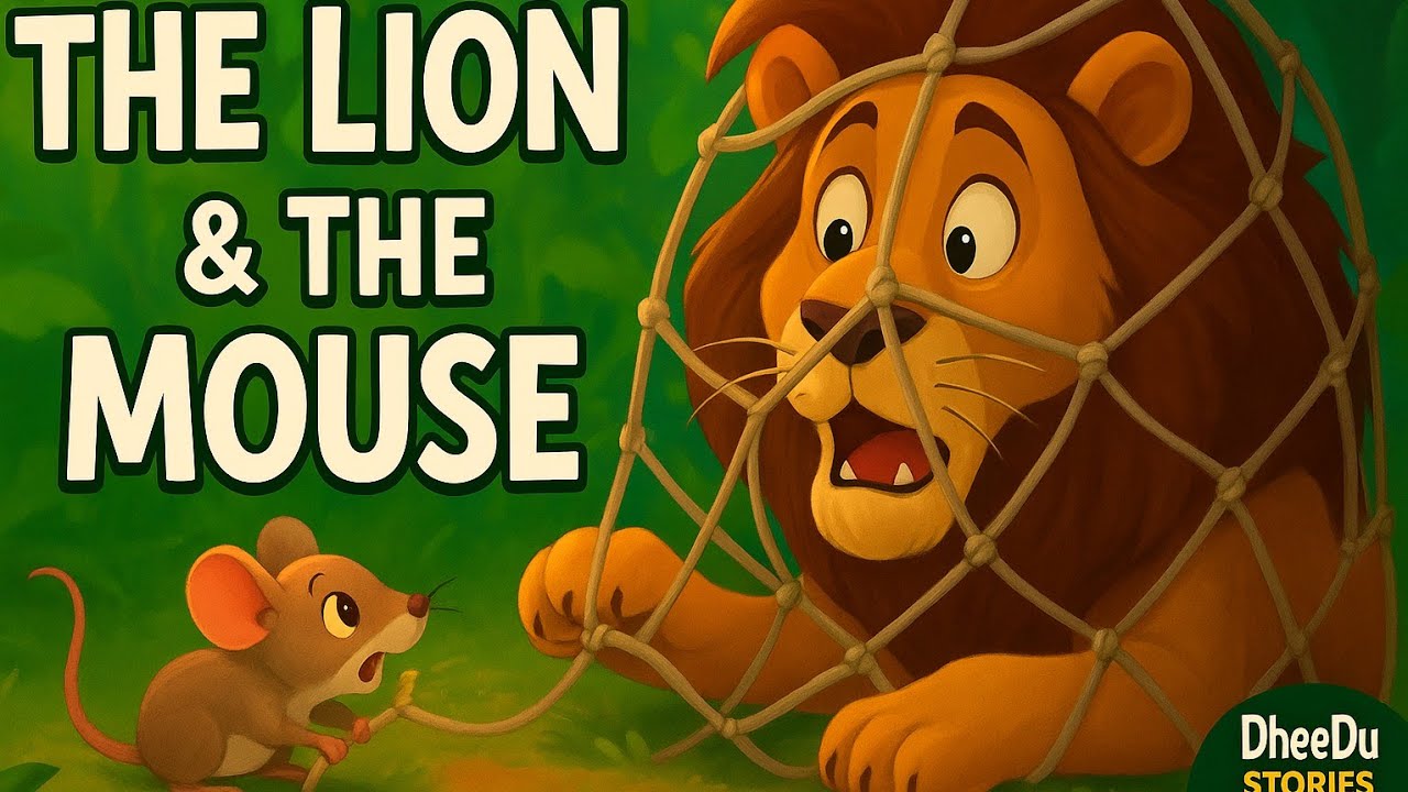 The Lion and The Mouse |kids fairytale Animal Stories | Moral Stories for Kids in English| Fairytale