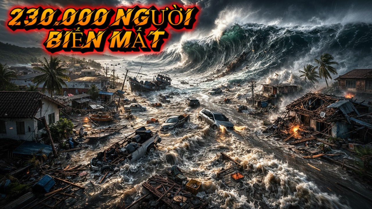Sóng thần 2004 Đi Qua 12 Quốc Gia, Thảm Họa Sóng Thần Kinh Hoàng Nhất lịch sử