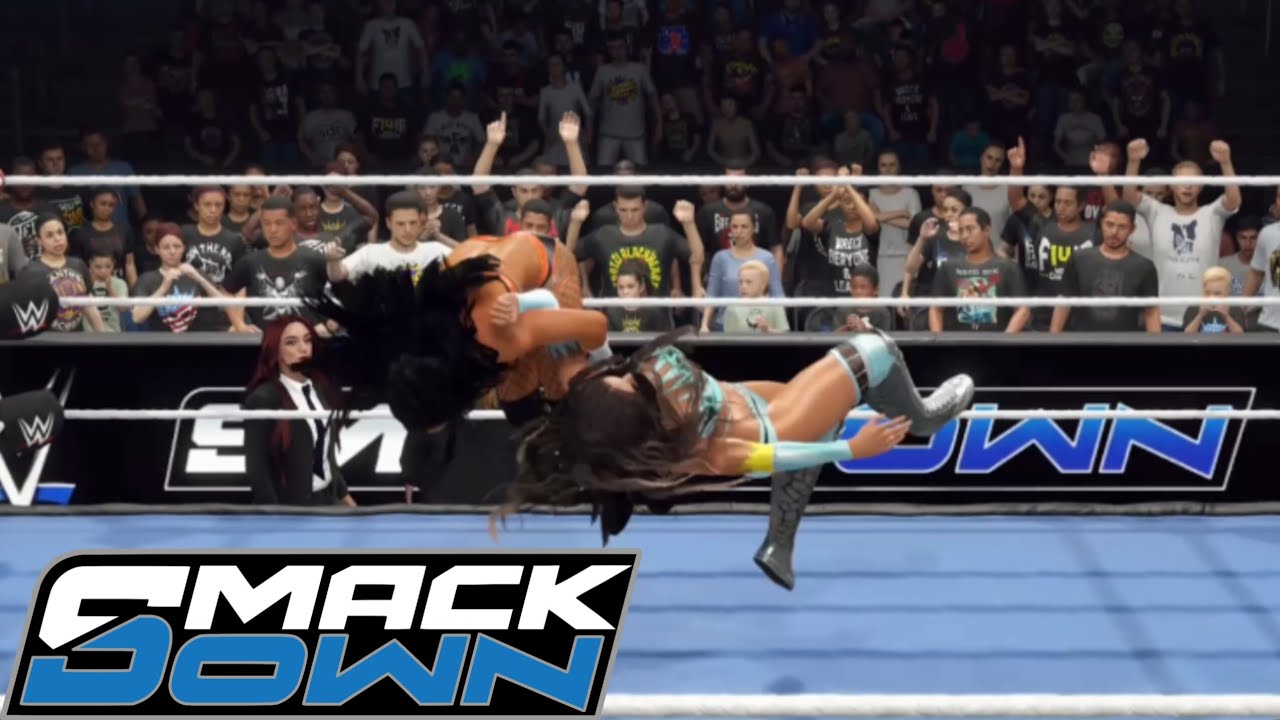 WWE 2K25 SMACKDOWN: KIANA JAMES (w/GIULIA) VS CHELSEA GREEN (w/SECRET HERVICE) - WOMEN'S US TITLE