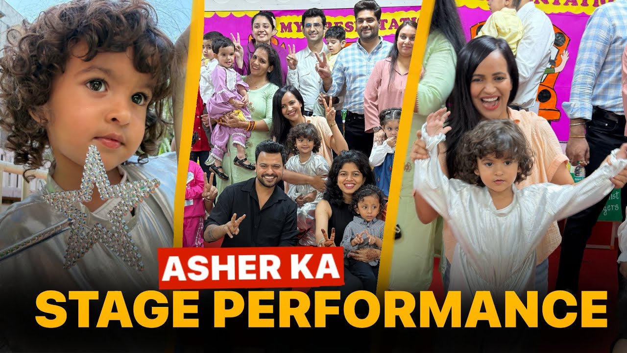 Asher ki School me FIRST STAGE Performance *EMOTIONAL*