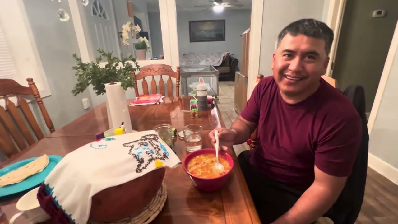 Preparé un menudo de res 😋Seguimos sacando la ropa del calor 