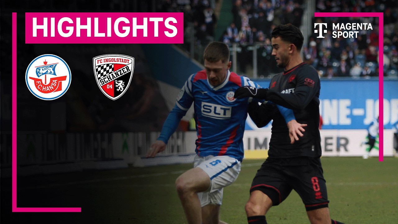 Hansa Rostock - FC Ingolstadt 04 | Highlights 3. Liga | MAGENTA SPORT