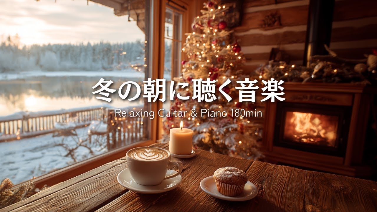 【癒しBGM】冬の朝に聴く音楽｜Relaxing Guitar & Piano 180min