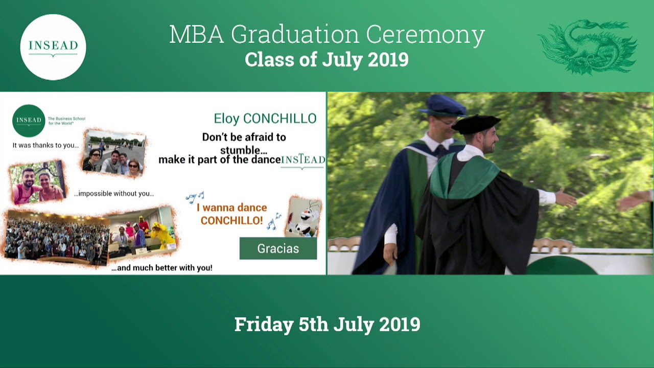 MBA Graduation July 2019 – Awarding of the Diplomas