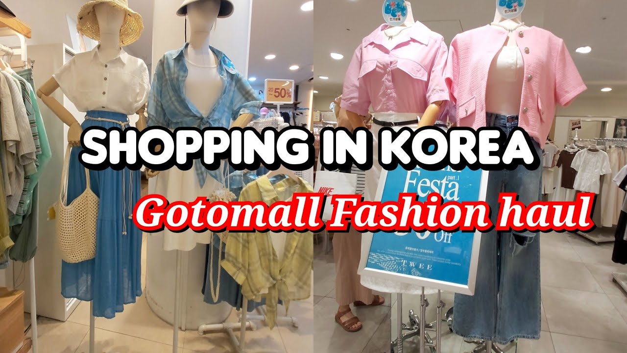 GOTOMALL Summer Fashion haul 🛍 Korean accessories, shopping in korea 🇰🇷 vlog
