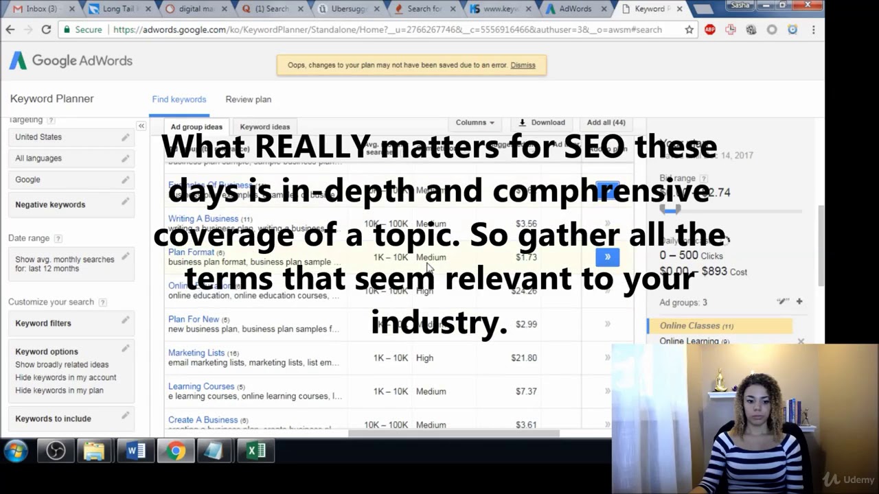How to use Google Keyword Planner for free 2018