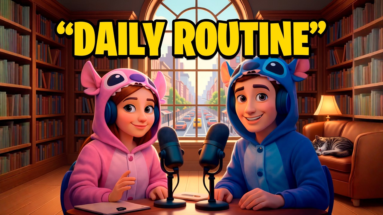 How to Talk About Your Daily Routine in English 2026😎| Step by Step English Podcast🎙️