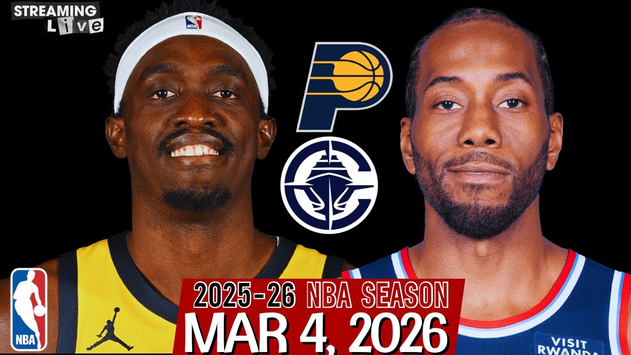 (LIVE) Kawhi Leonard vs Pascal Siakam | Indiana Pacers vs Los Angeles Clippers NBA Live Stream