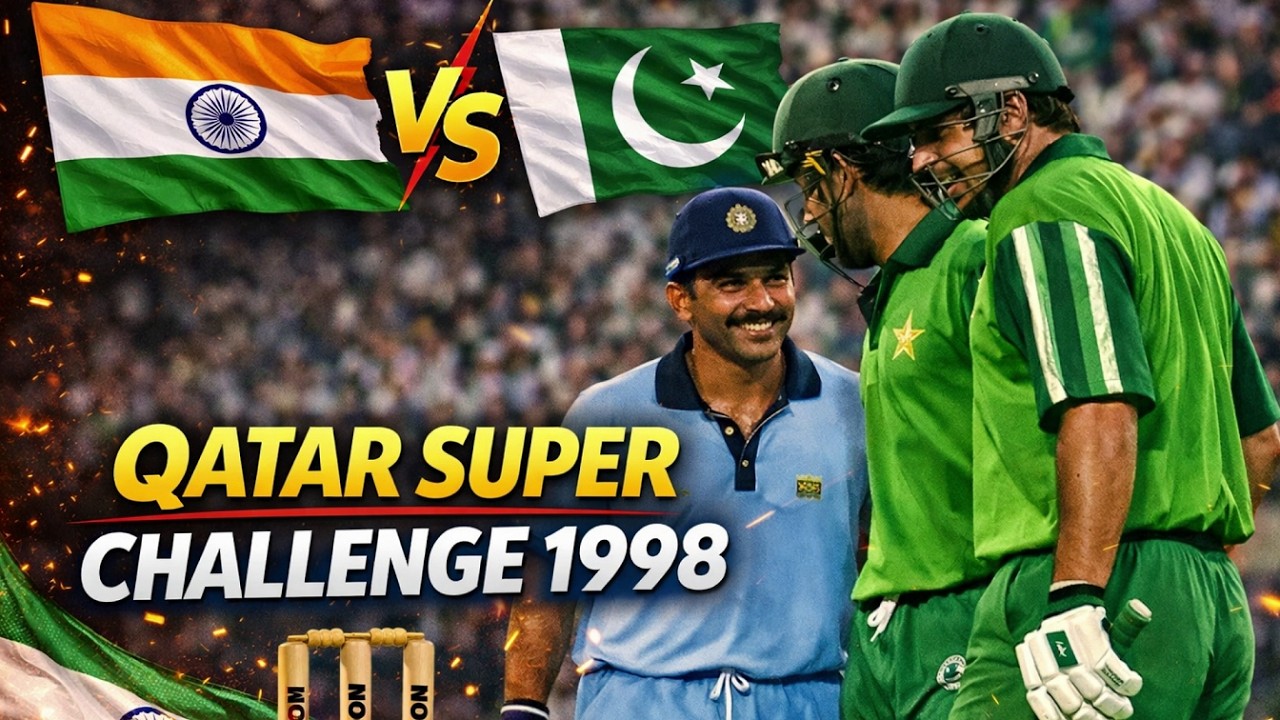 India Won Classic Series Over Pakistan | Doha Super Challenge 1998 Highlights