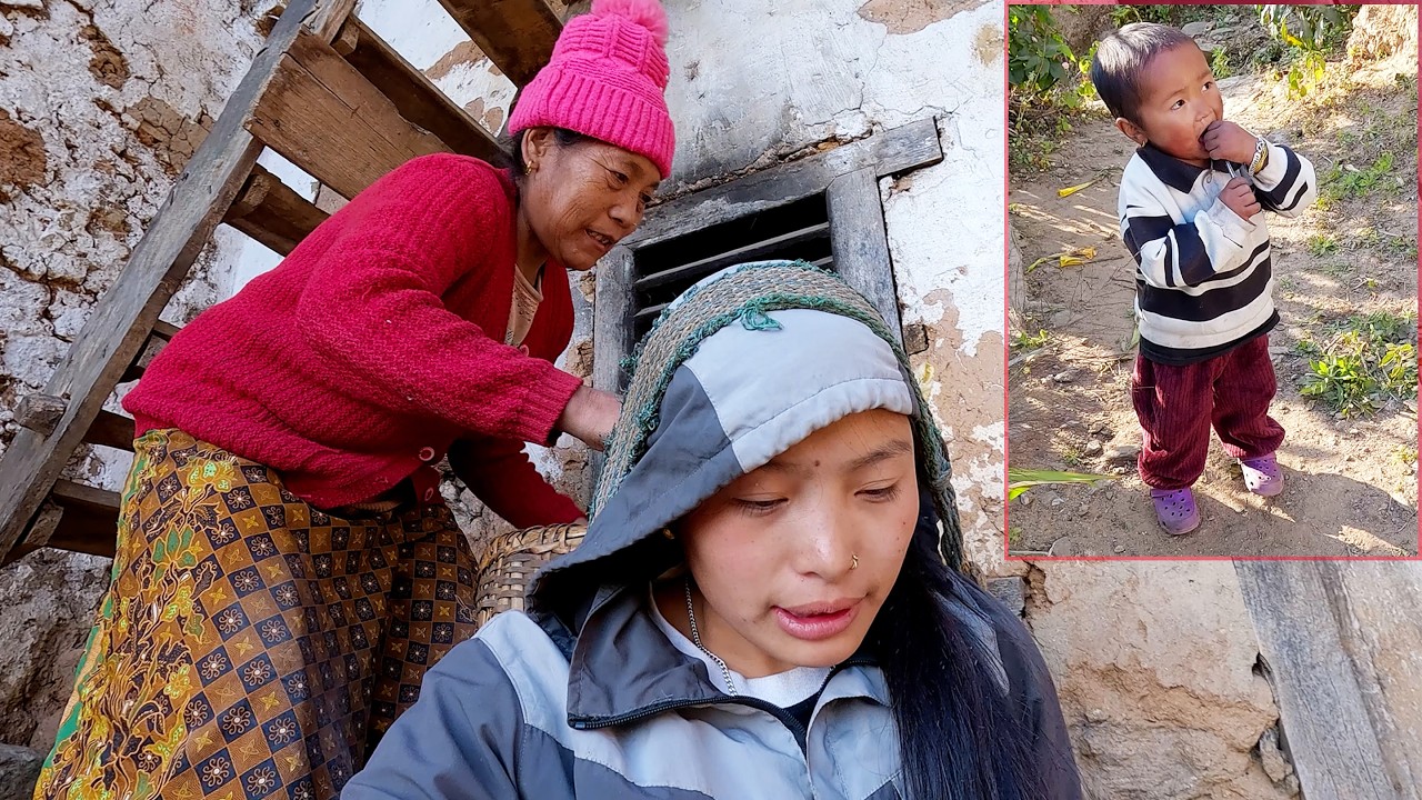 manjita's son ( Niyabung ) will be with her mother for his school  ||  @pastorallifeofnepal