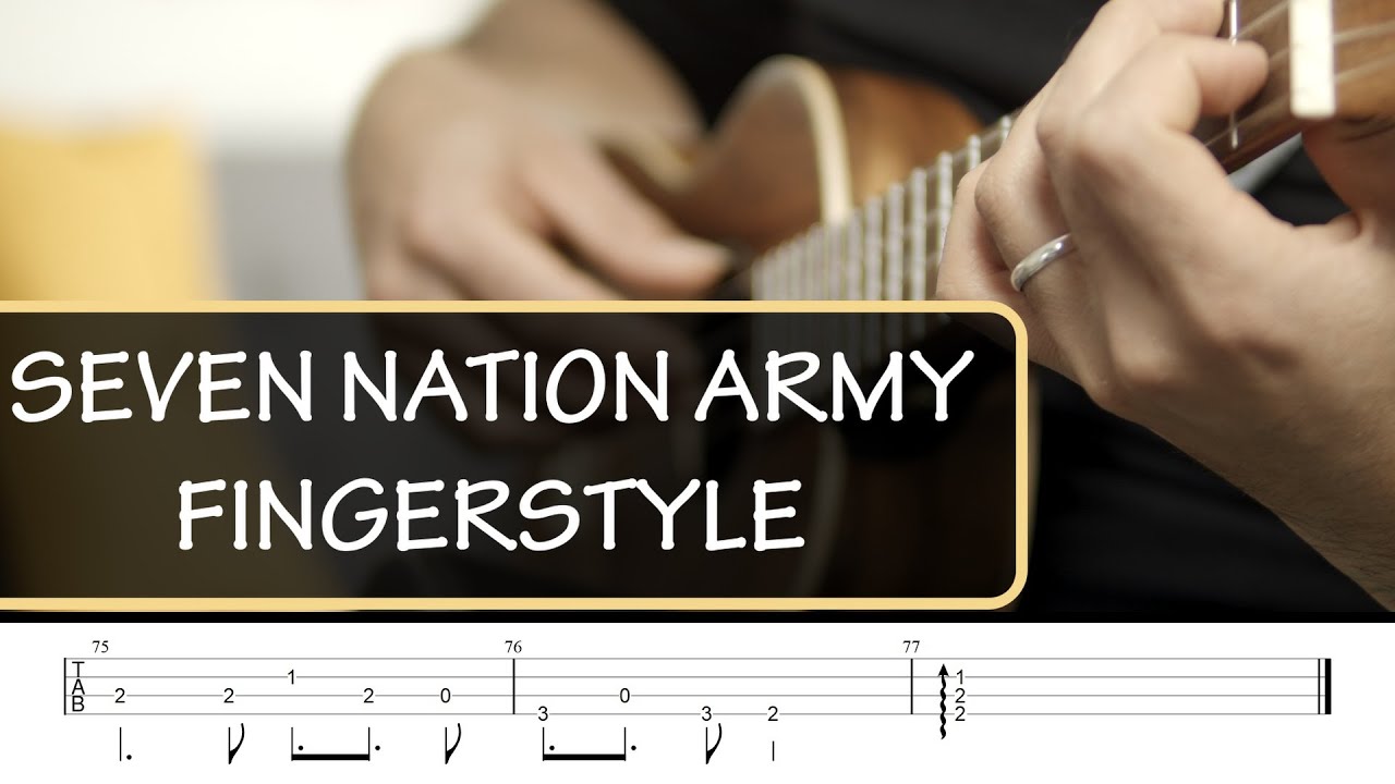 Seven Nation Army - The White Stripes | Ukulele Fingerstyle TAB || Grade 7