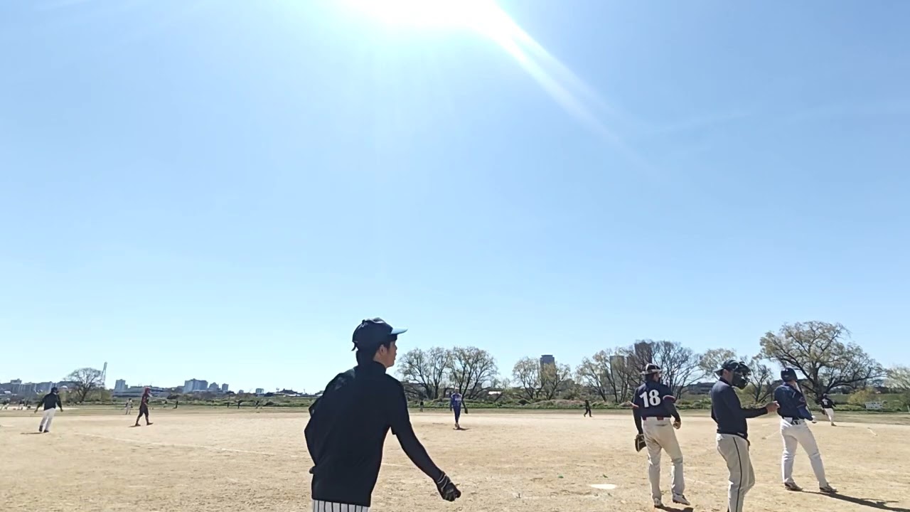 2026年3月14日ガス橋緑地野球場⑩
