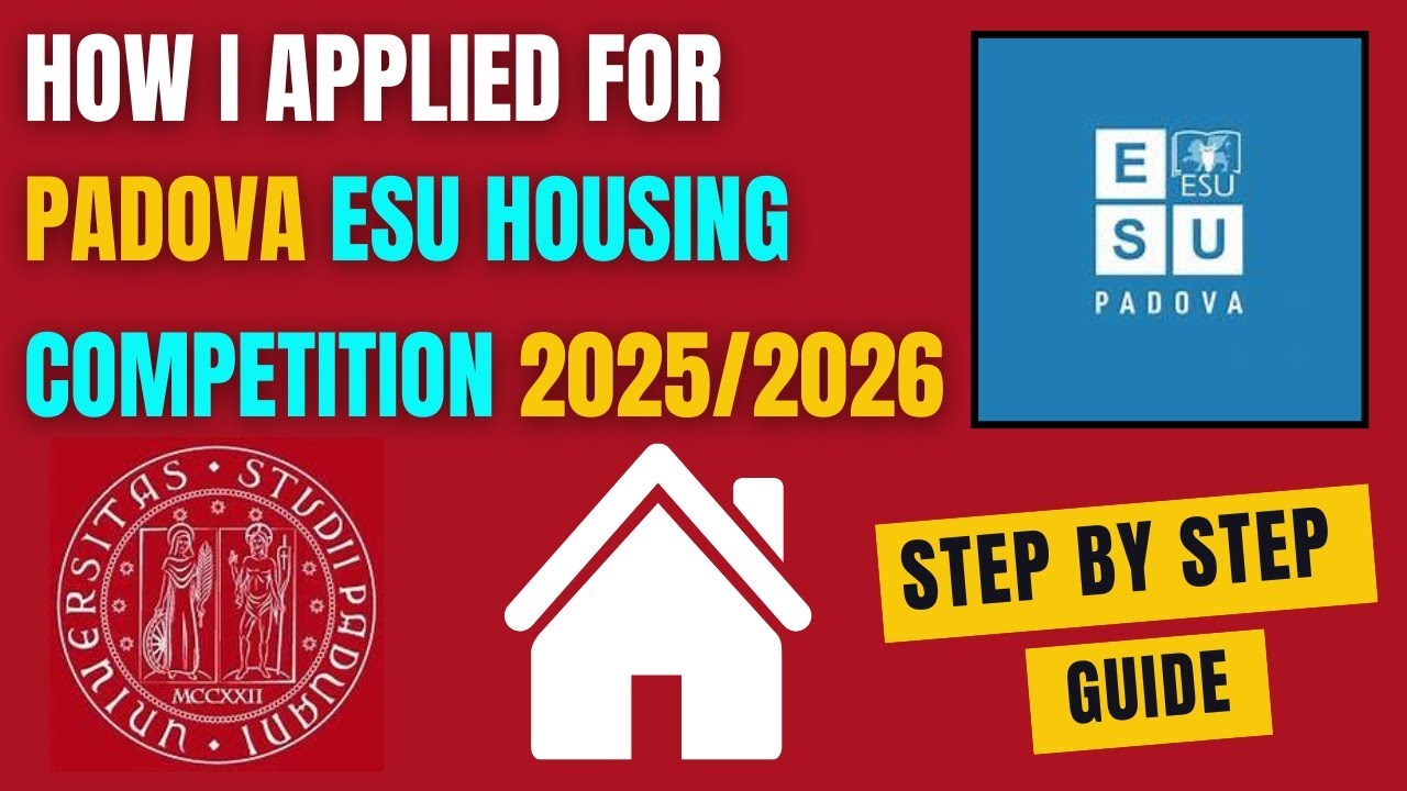 How to Apply for ESU Padova Accommodation | University of Padua