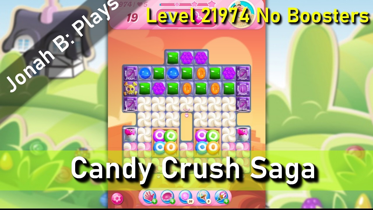 Candy Crush Saga Level 21974 No Boosters