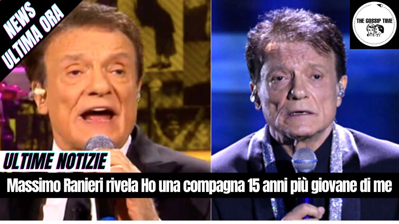 Massimo Ranieri rivela Ho una compagna 15 anni pi&ugrave; giovane di me