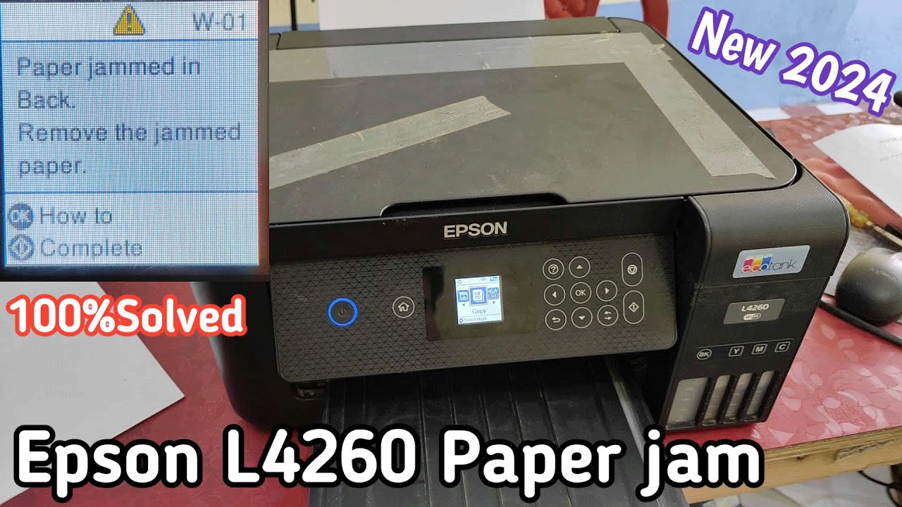 Epson L4260 Paper jam | Epson l4260 duplex printing problem