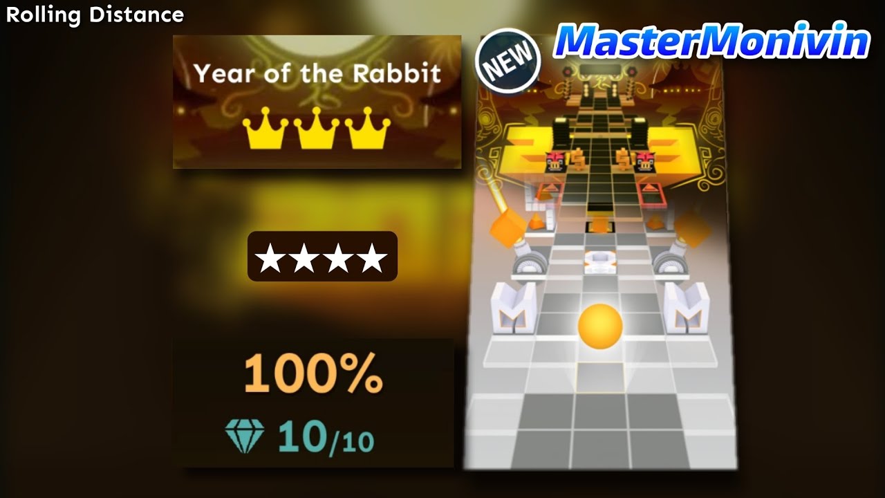 「Rolling Distance」Year of the Rabbit ★★★★ | Rolling Sky Edit | MasterMonivin