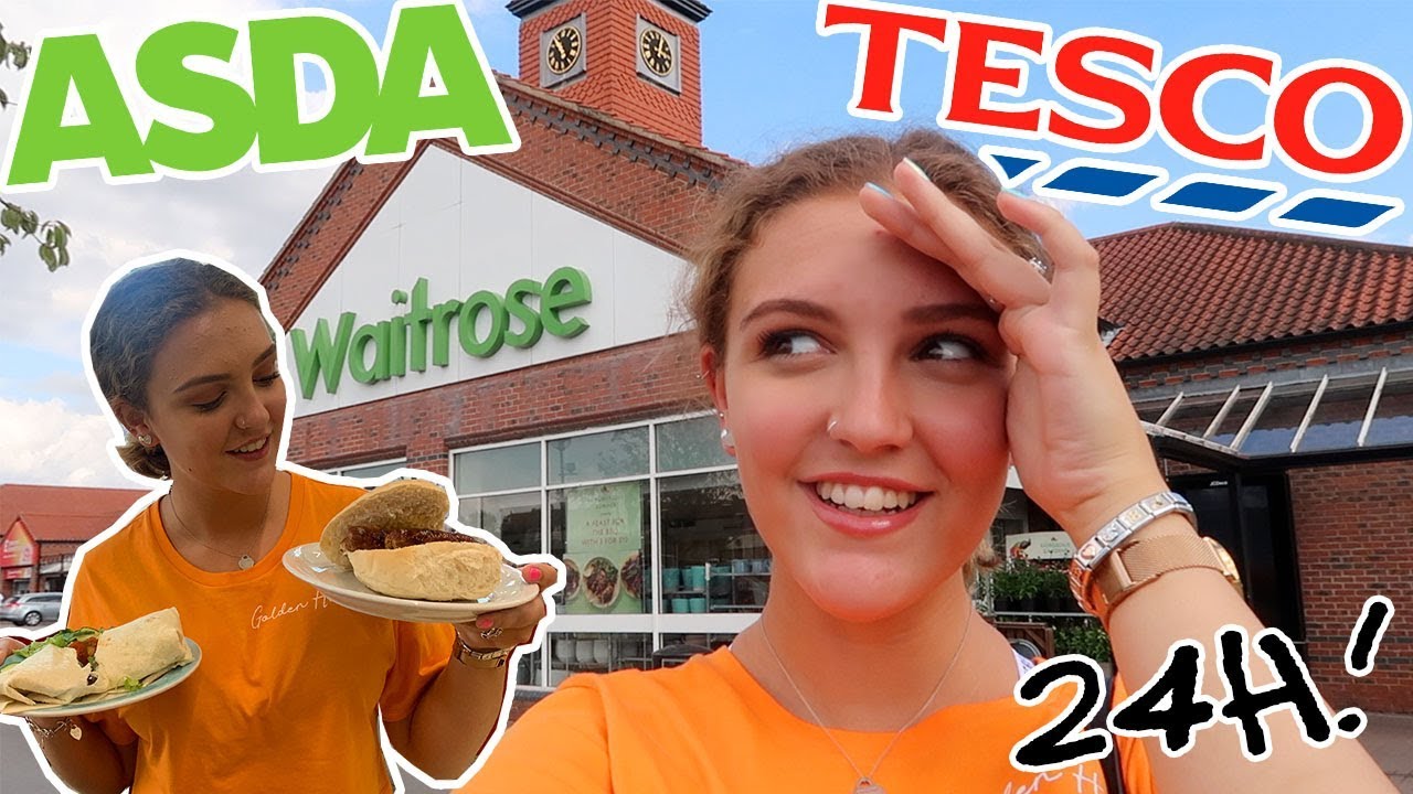 I ONLY ATE IN SUPERMARKET CAFE'S FOR 24H!! and it was interesting...