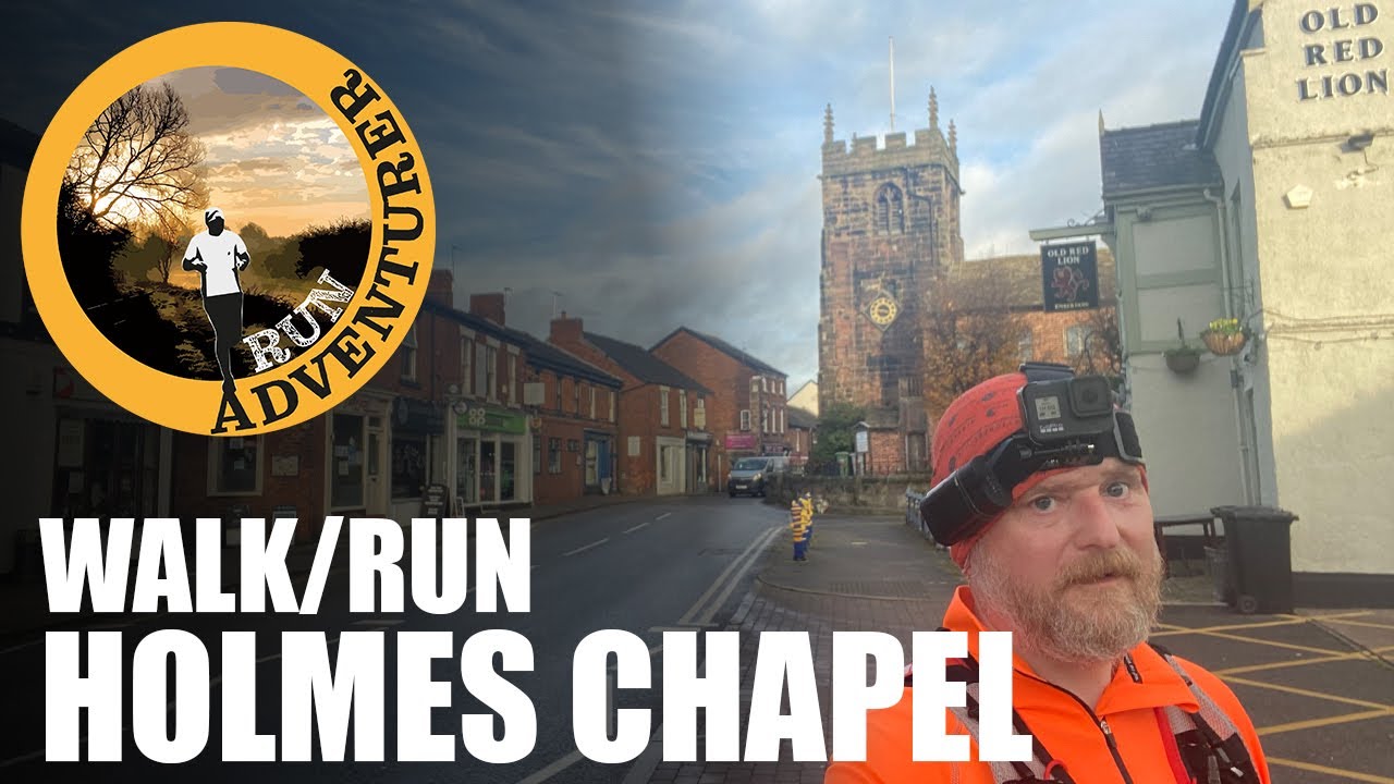 Run/Walk Holmes Chapel, Cheshire | 5 mile circular route Dane Valley Way, Dane Meadow & River Croco