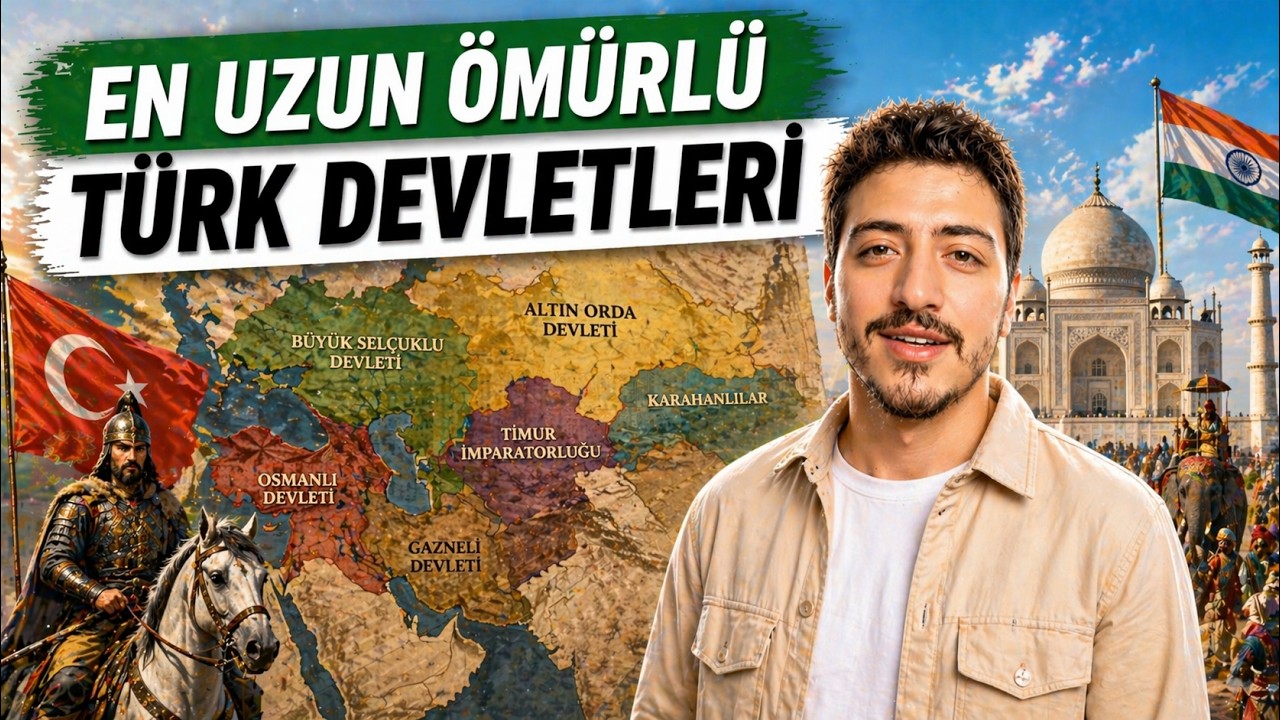 Hindistan'ı yöneten Türkler - En uzun ömürlü 6 Türk Devleti!