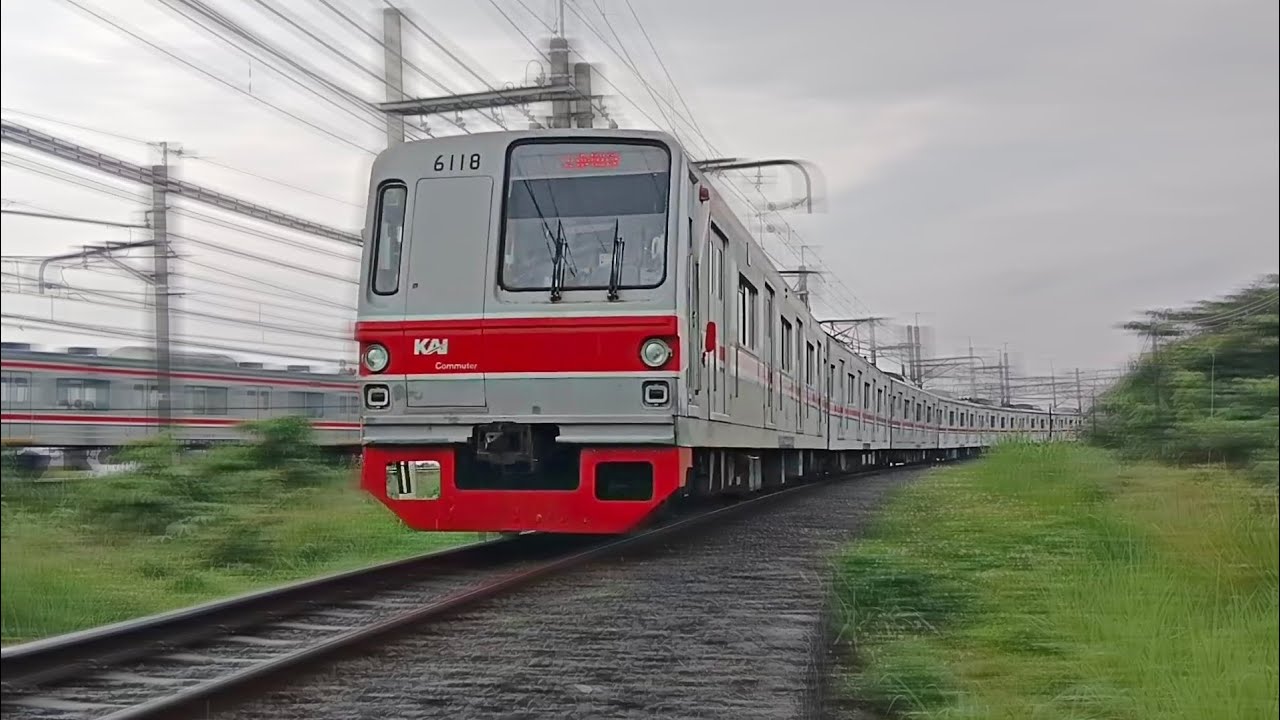 Hunting krl red Line Wesel citayam - Nambo TM 6000 - CRRC - JR 205 dan Inka CLI 225