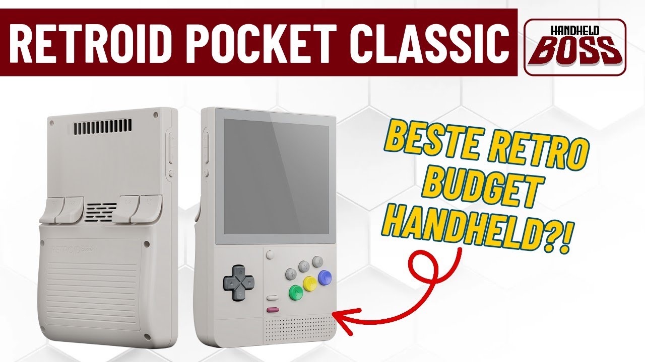 Retroid Pocket Classic - Unboxing & Ersteindruck (Deutsch) - der beste Retro Budget Handheld?!