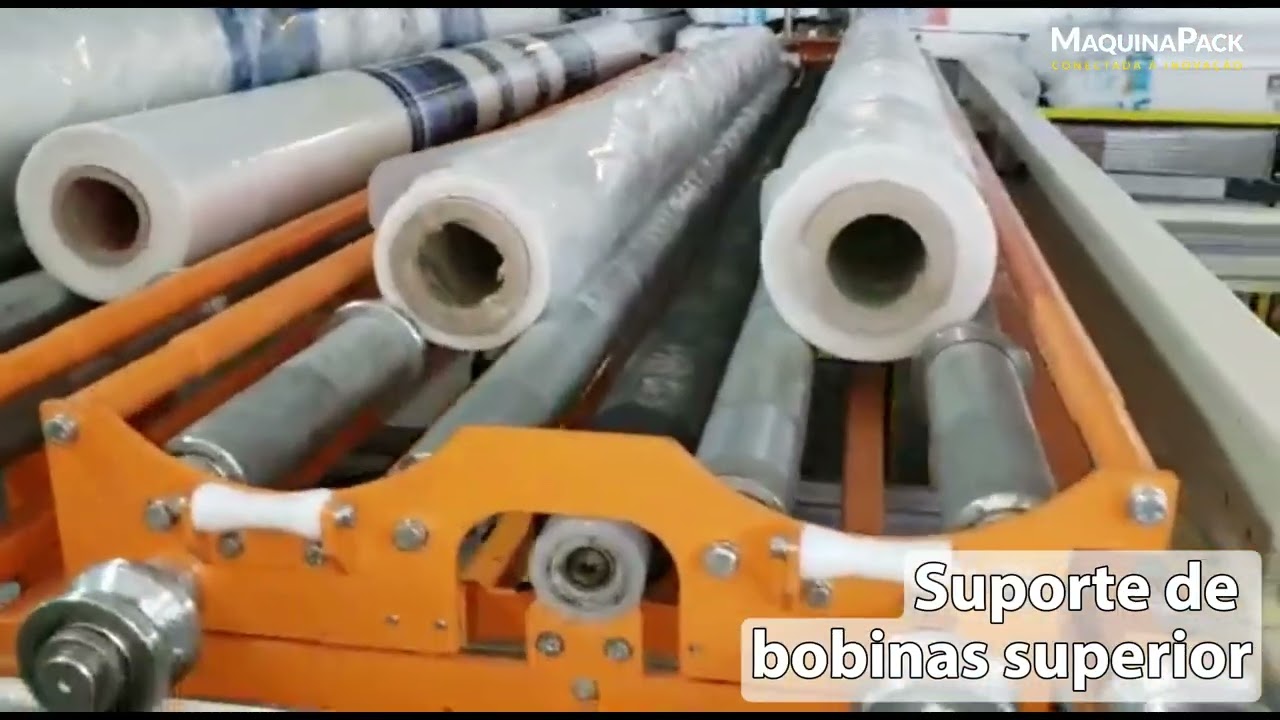 Máquina de Embalagem para colchões e camas - MaquinaPack