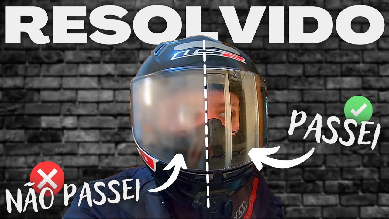 ✅ [FÓRMULA CASEIRA] Não embaçar a viseira do capacete Moto, Carro, Espelho, Paintball
