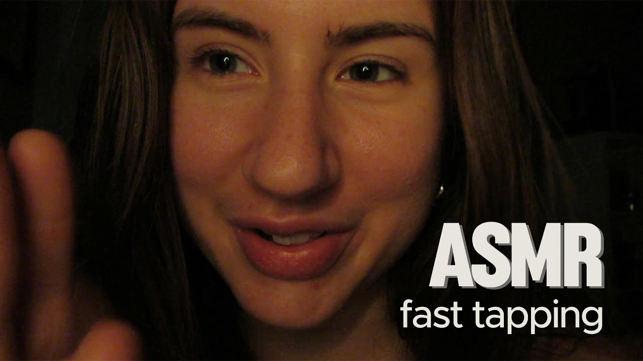 ASMR fast tapping & whispers (life update ;p)