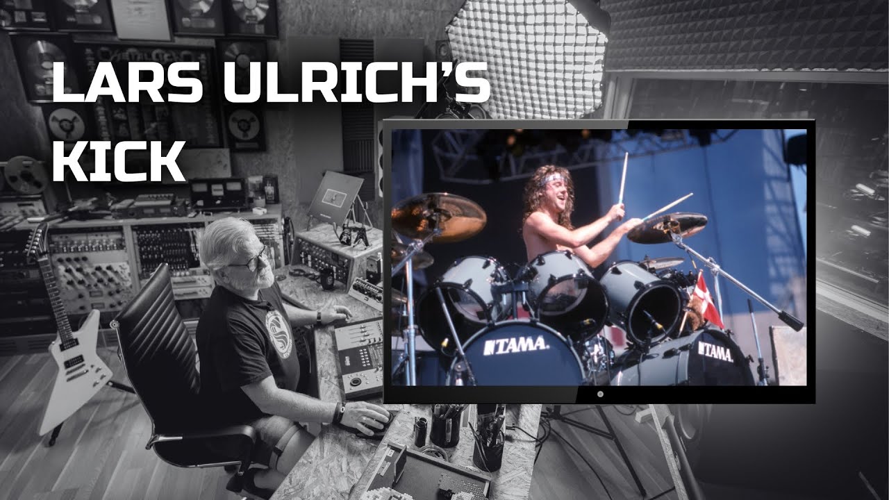 Lars Ulrich's Kick Drum Sound Recreated By Flemming Rasmussen | ToneGodz Masterclass