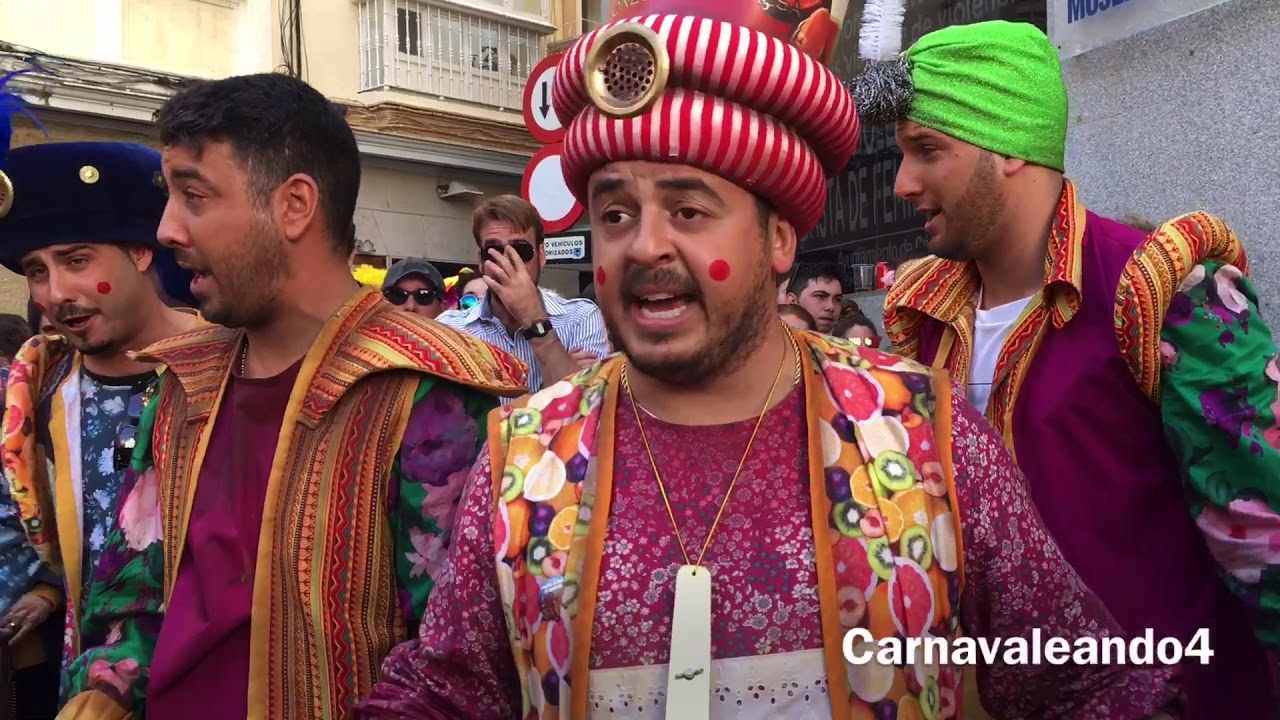 Chirigota Pídeme lo que tú quieras (Pasodoble inédito Leyendo cartas) - Lunes de Carnaval