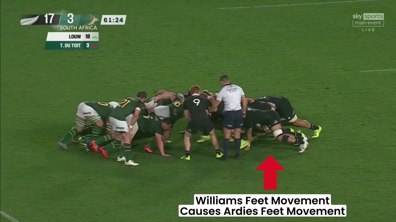 Scrum Analysis: Springboks Tighthead Scrums vs The All Blacks
