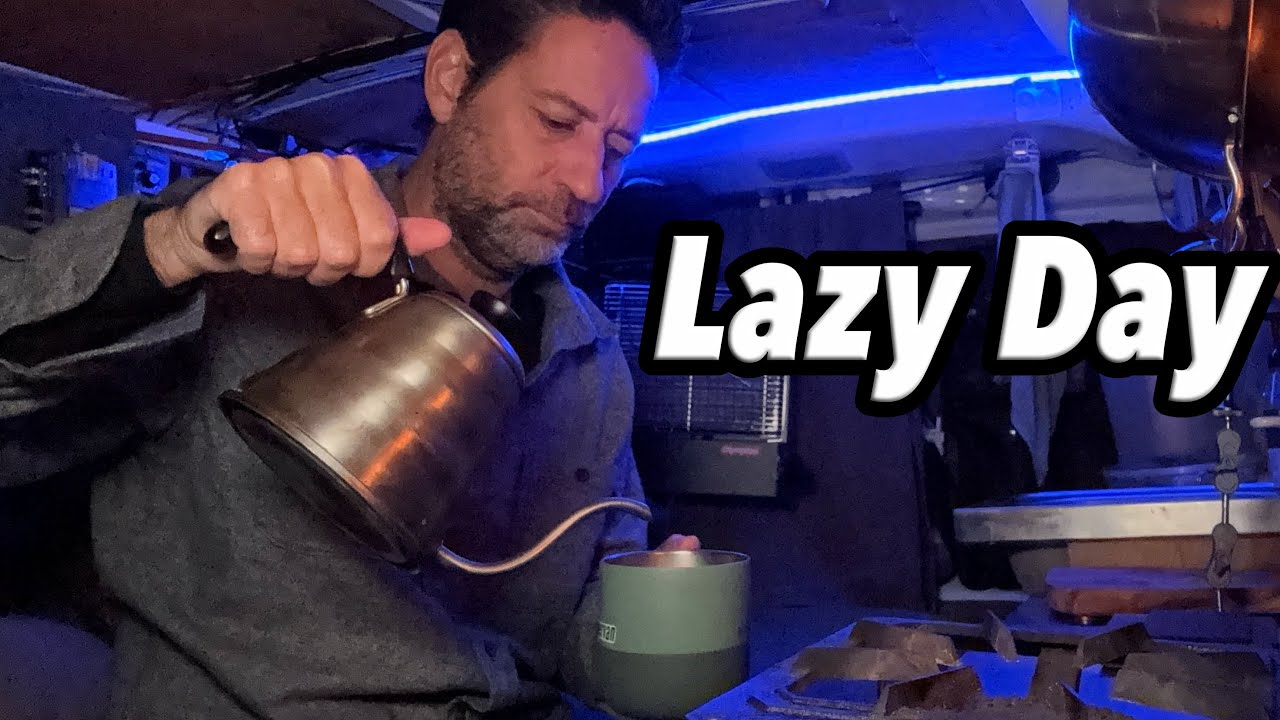A Lazy Day In My Van Making Coffee #adayinalife #sleepaid Flying Goats Coffee, New Coffee Brew Scale