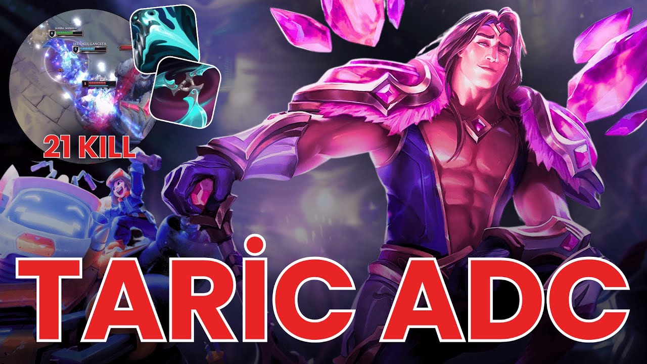 TARİC ADC + NUNU SUPPORT = 46 KILL - TARİC ADC HİLESİ